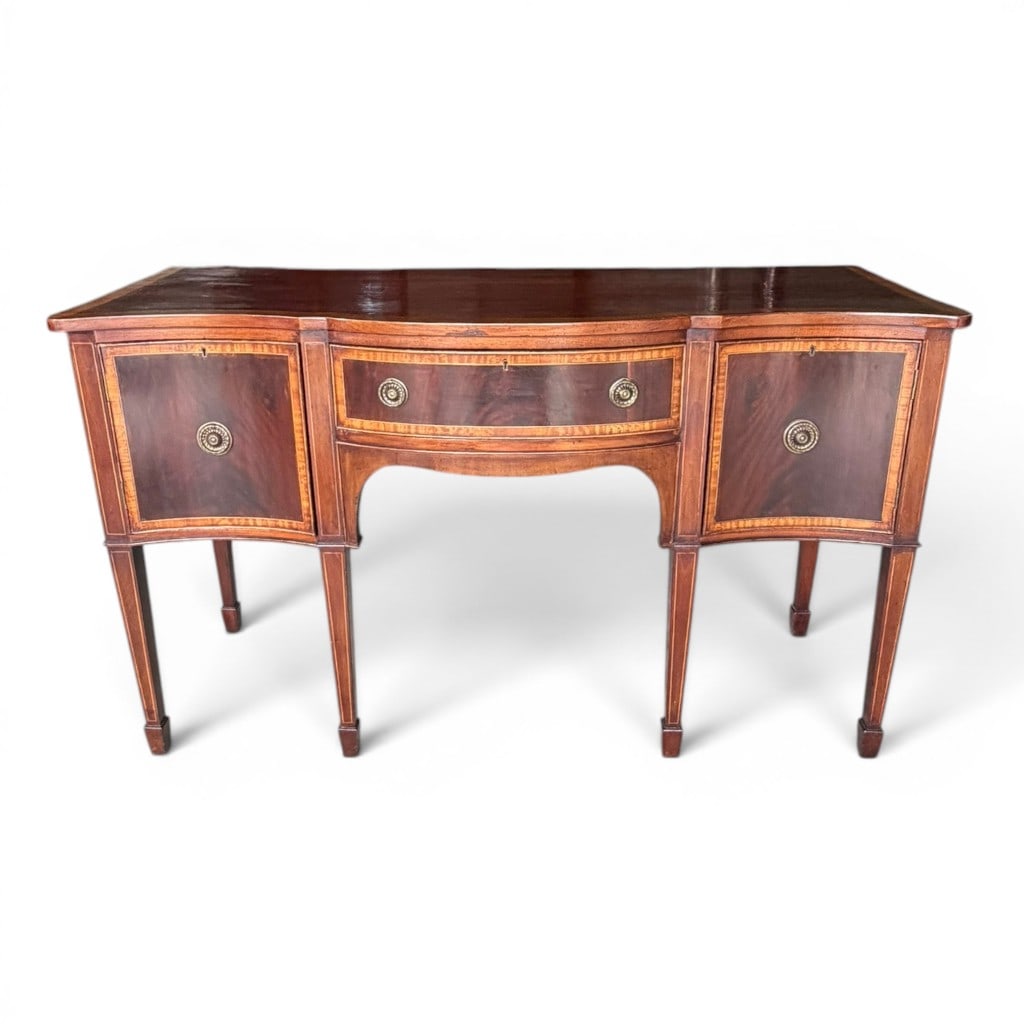 Period Hepplewhite Inlaid Mahogany Sideboard (1 of 6)