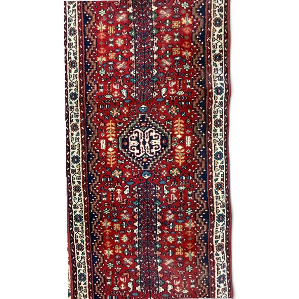 Hand Knotted Northwest Persian Runner, 12 ft x 2 ft 7 in (1 of 2)