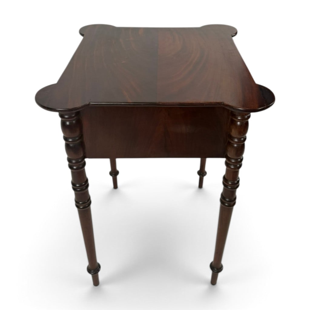 Sheraton Mahogany Cookie-Corner Work Table - 5