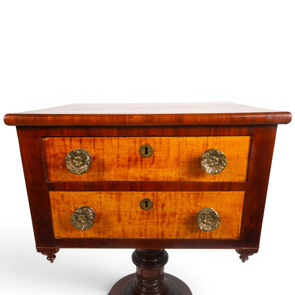 American Classical Mixed-Wood Work Table - 5