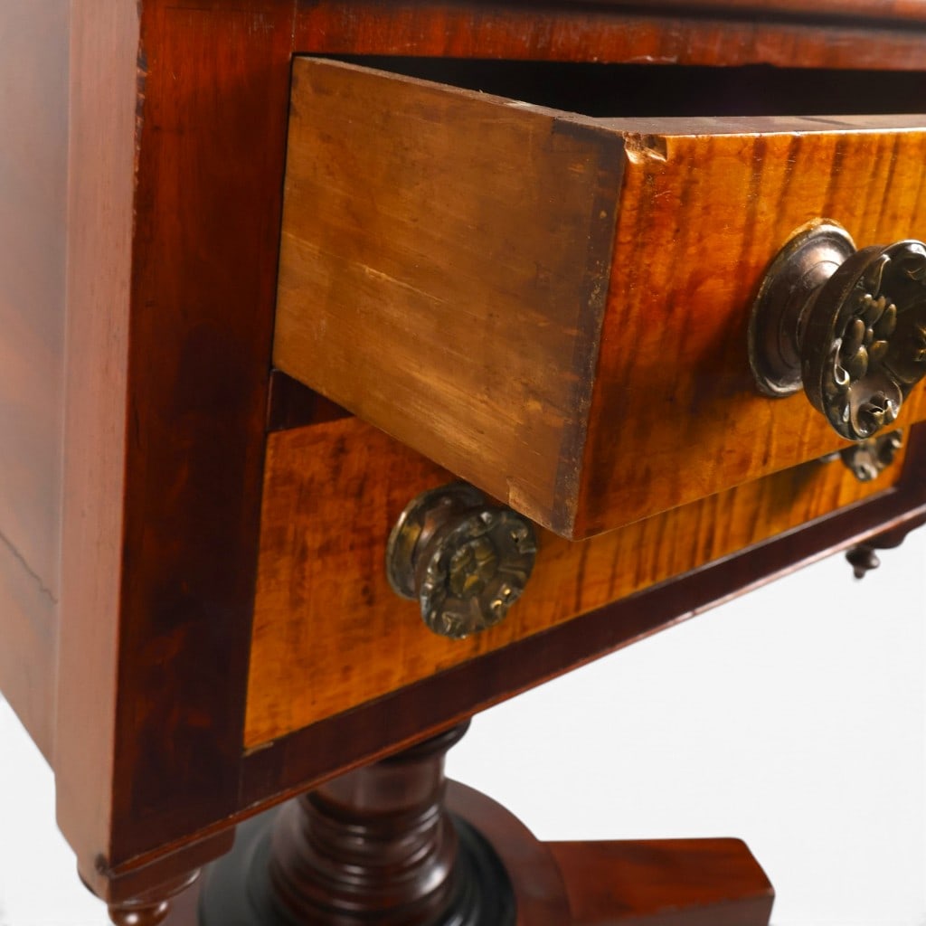 American Classical Mixed-Wood Work Table - 7