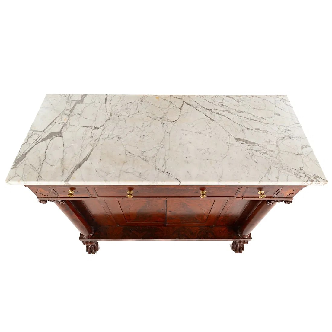 NY Classical Gothic Mahogany Sideboard - 2