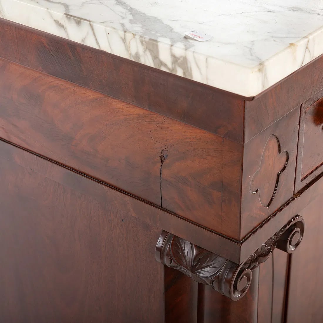NY Classical Gothic Mahogany Sideboard - 4