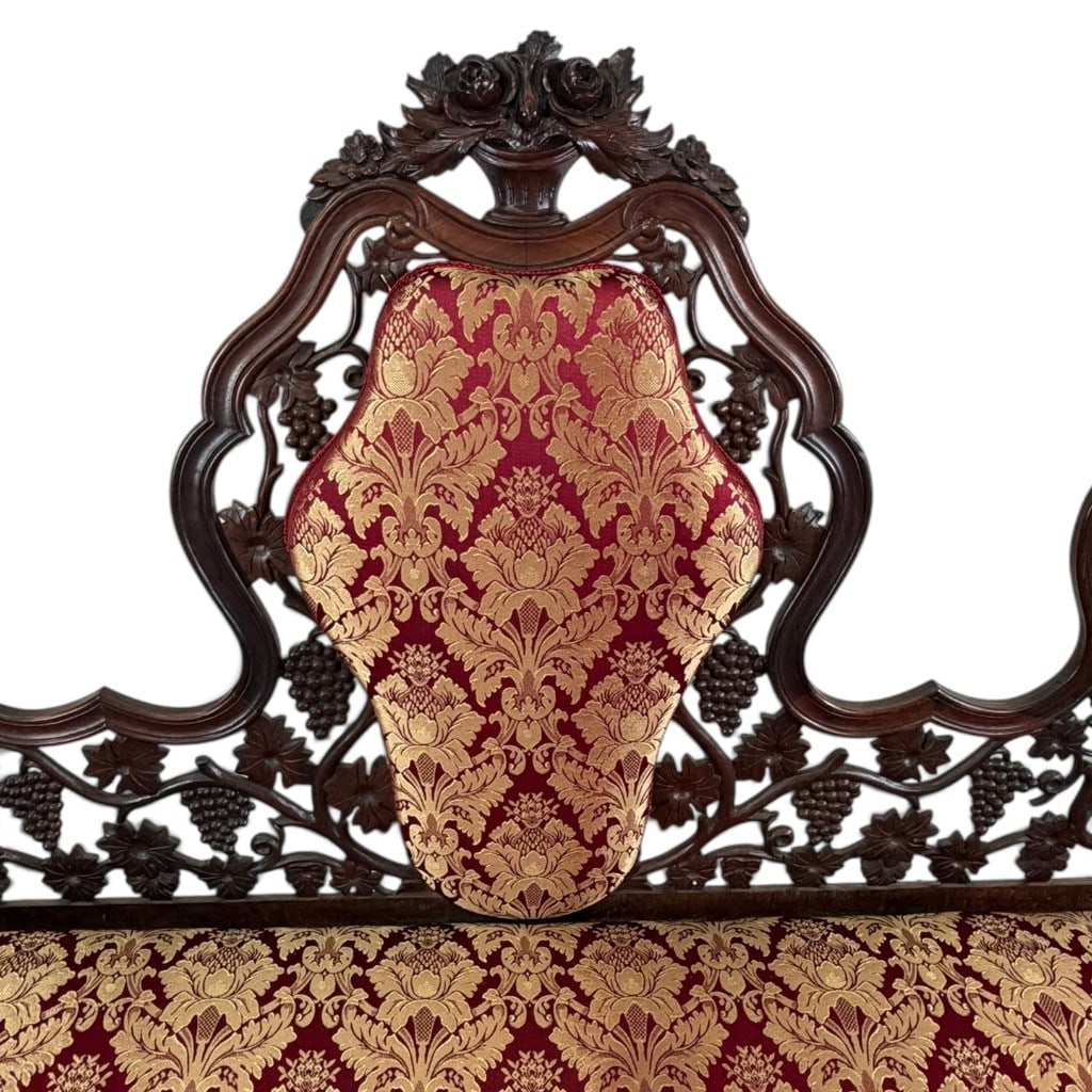 Attributed Belter Custom Pattern Sofa - 6