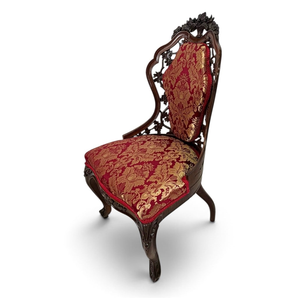 Four Attributed Belter Custom Chairs - 4