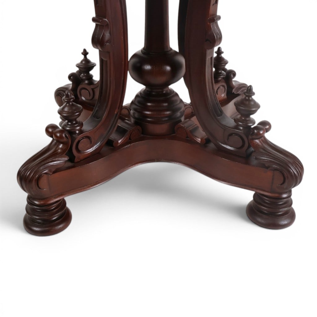 Attr. Thomas Brooks Marble-Top Table - 7