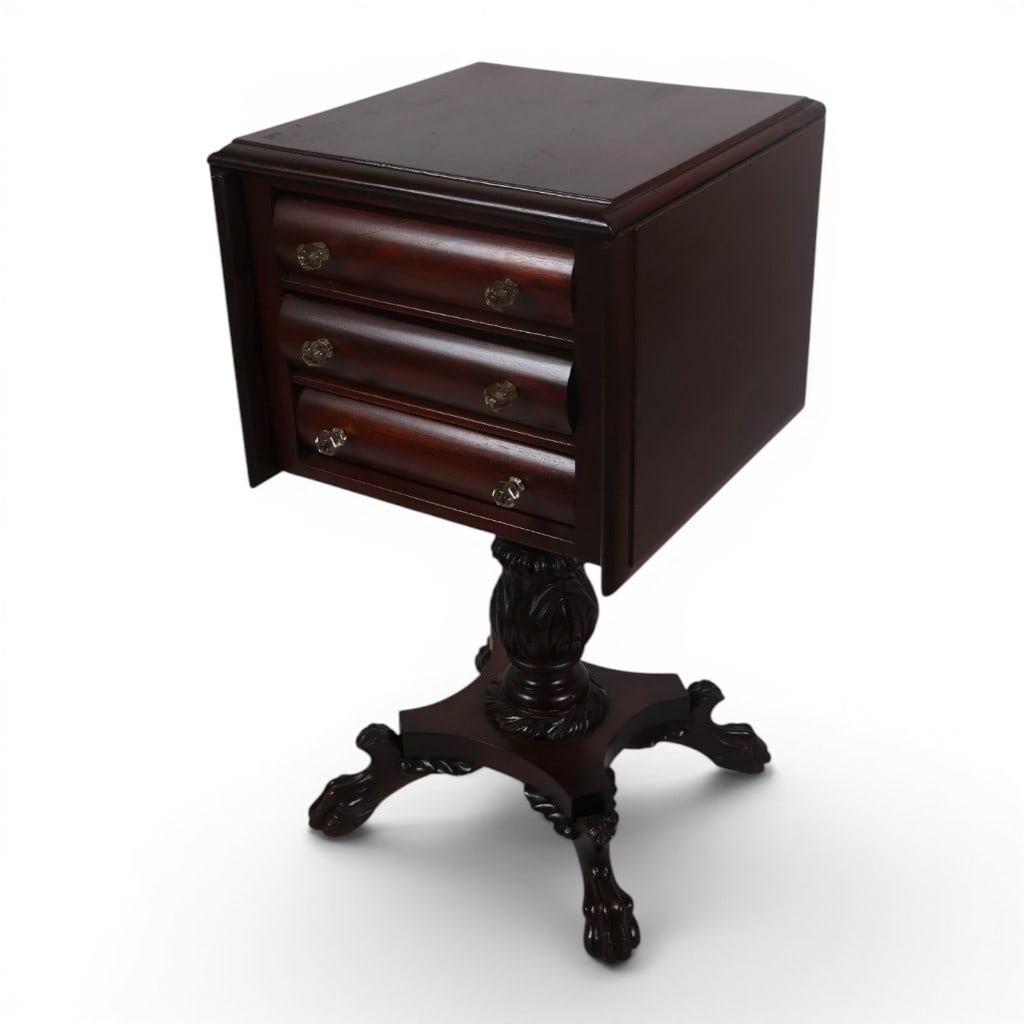 American Classical Mahogany Work Table - 2