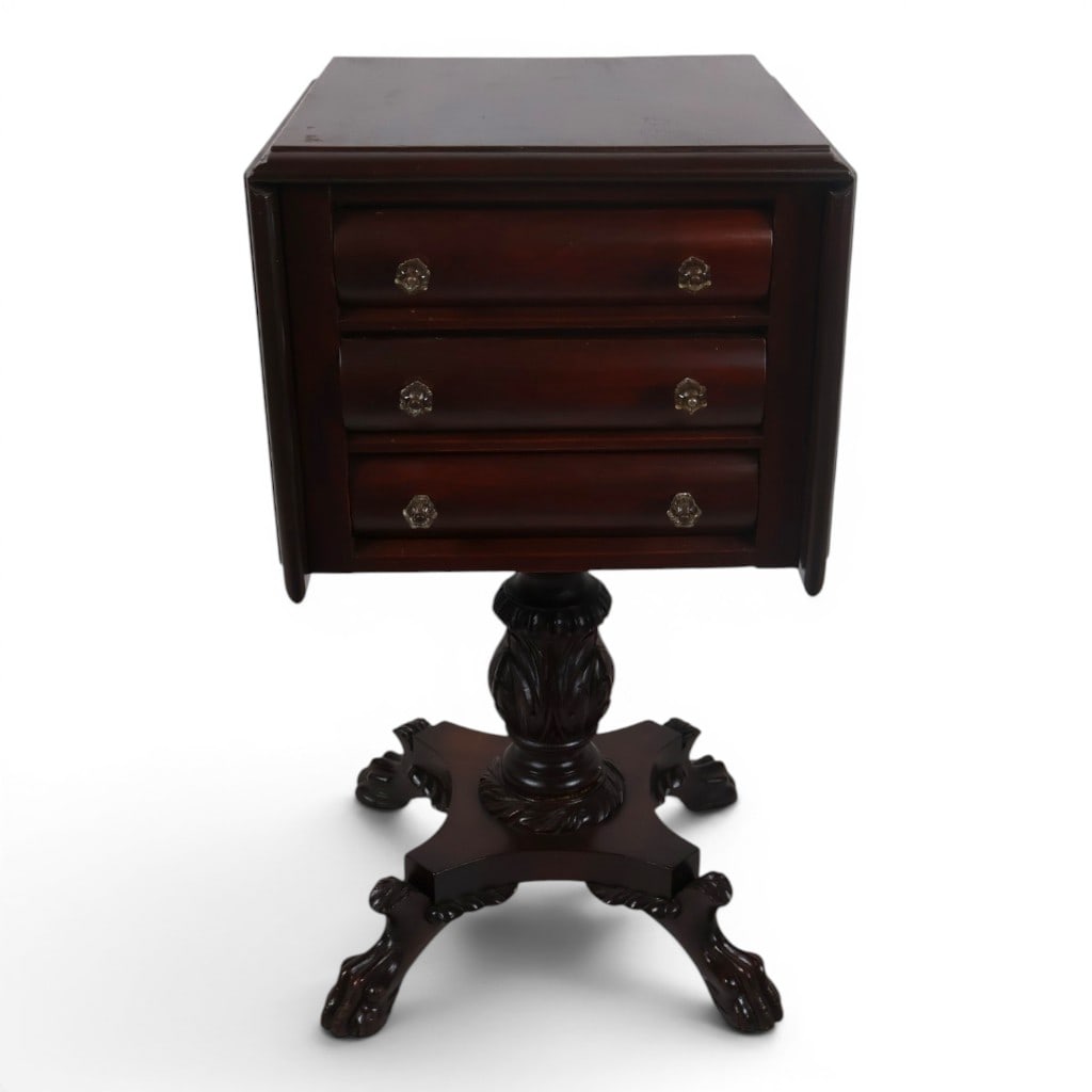 American Classical Mahogany Work Table - 3