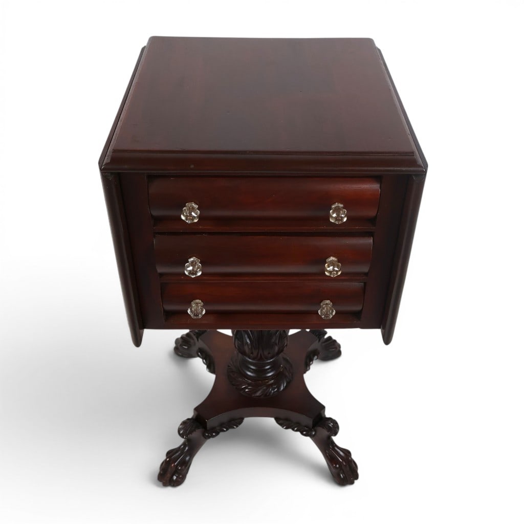 American Classical Mahogany Work Table - 4