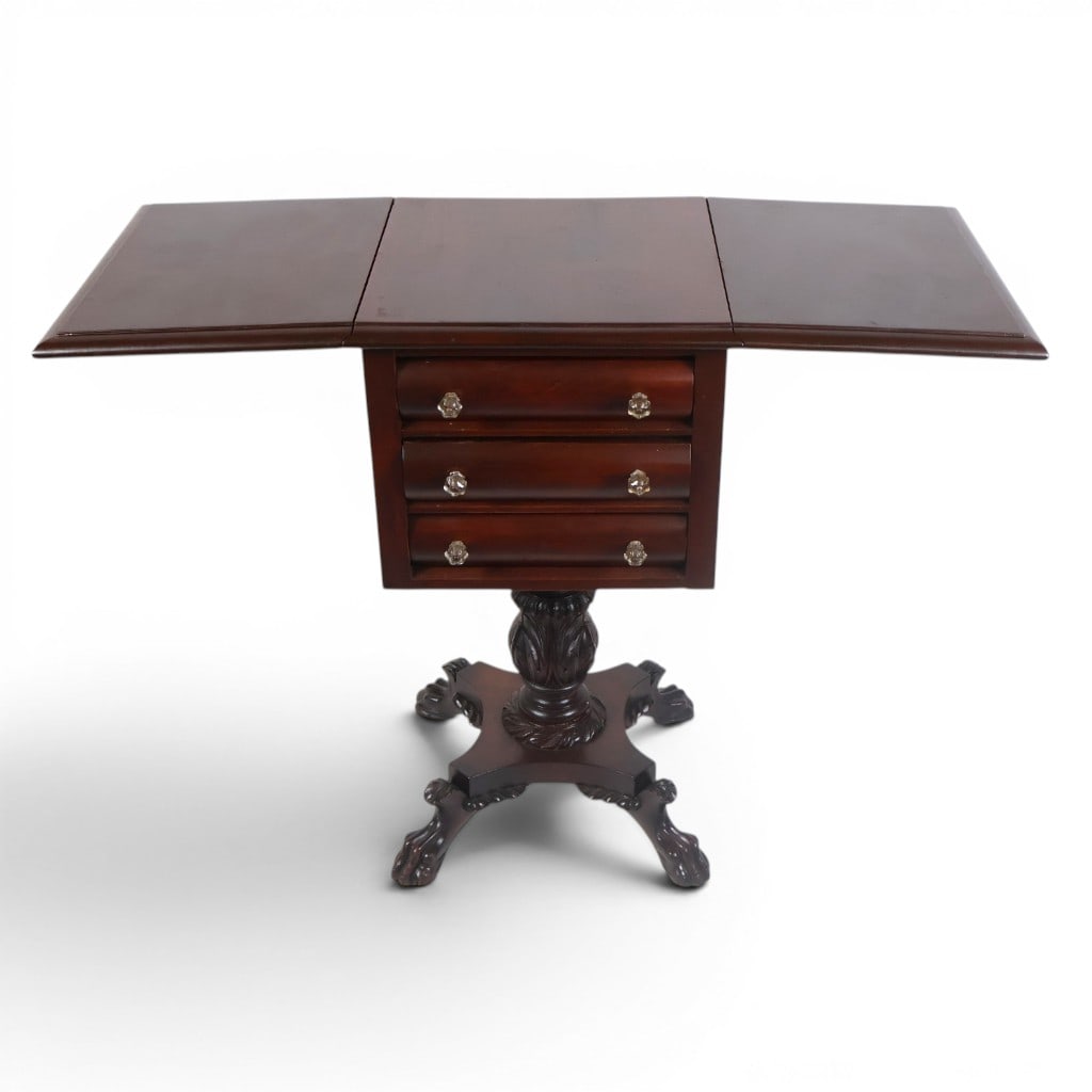 American Classical Mahogany Work Table - 5