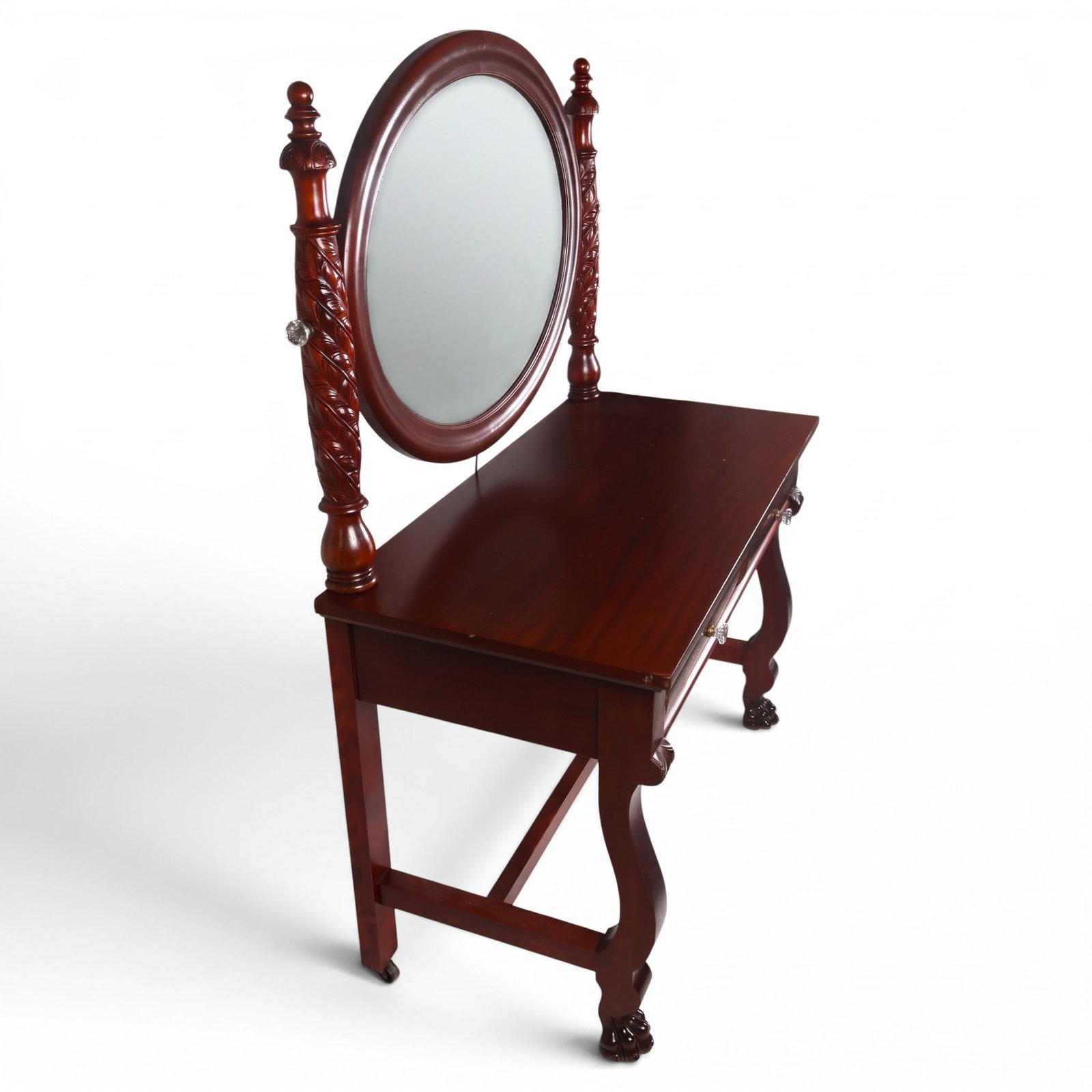 American Classical Mahogany Dressing Table - 2