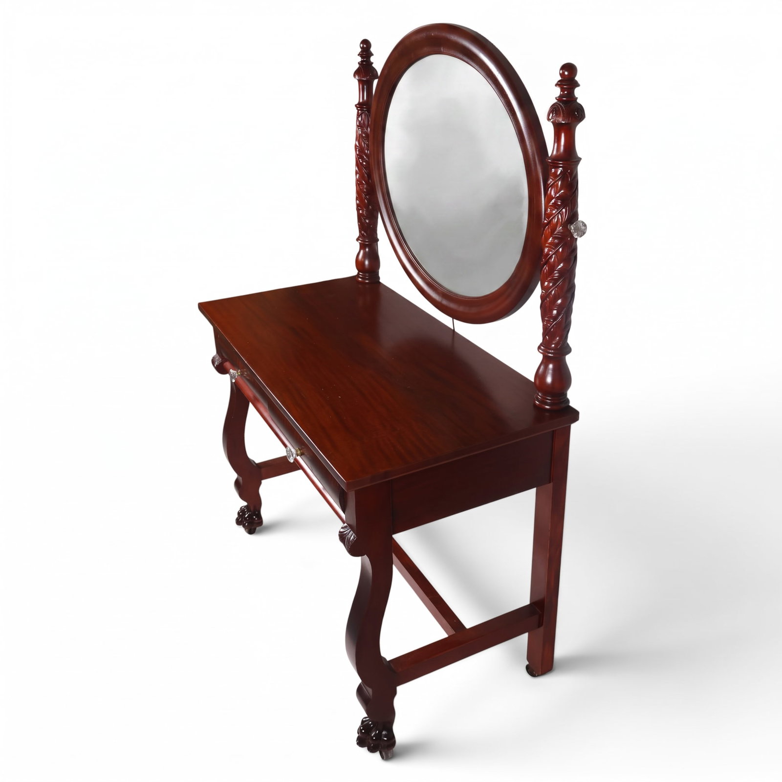 American Classical Mahogany Dressing Table - 3