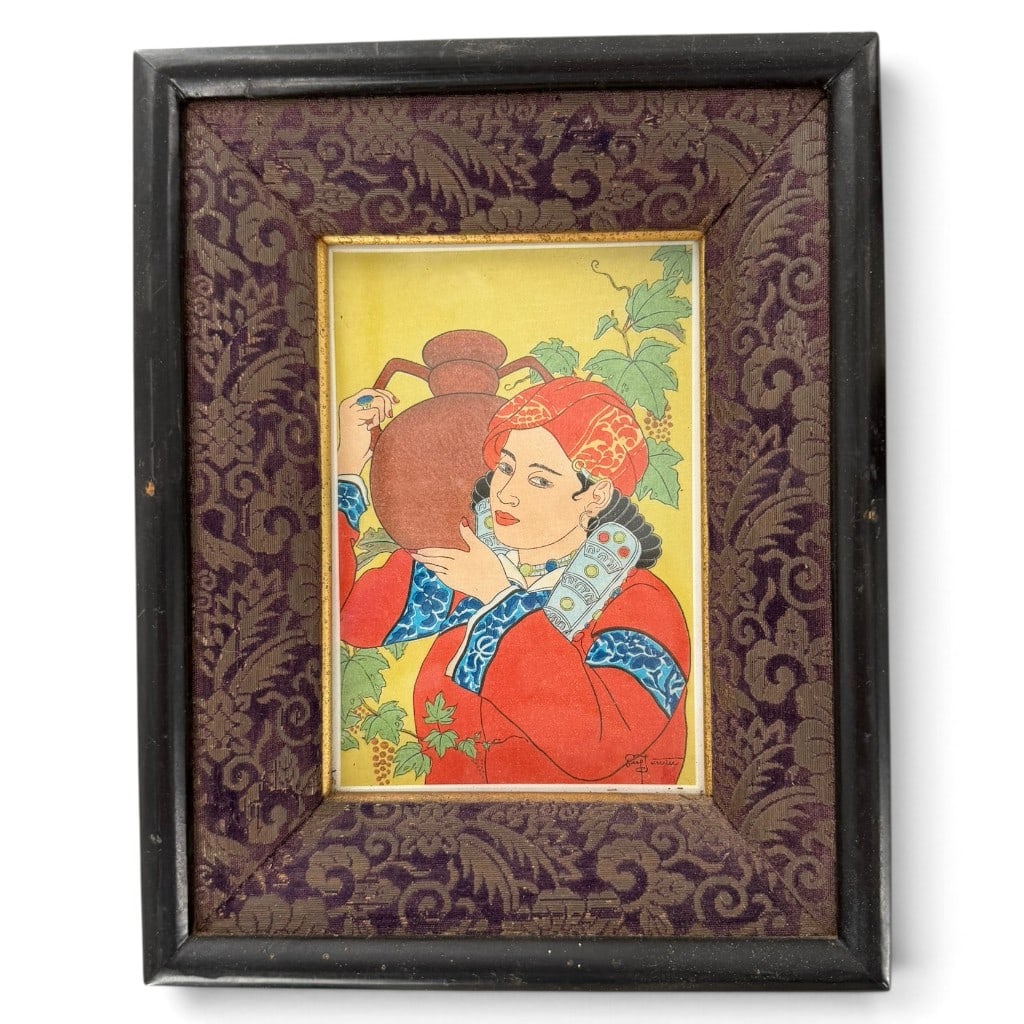 Five Signed Paul Jacoulet Surimono Prints - 3