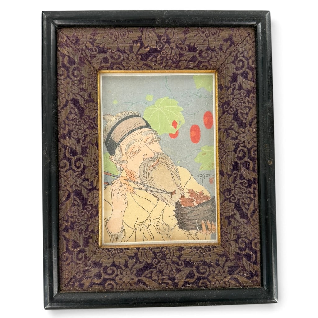 Five Signed Paul Jacoulet Surimono Prints - 7