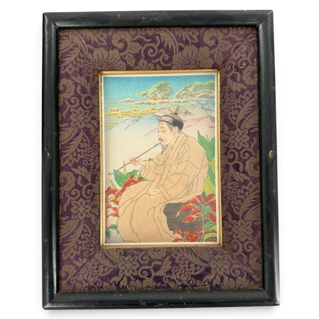 Five Signed Paul Jacoulet Surimono Prints - 9