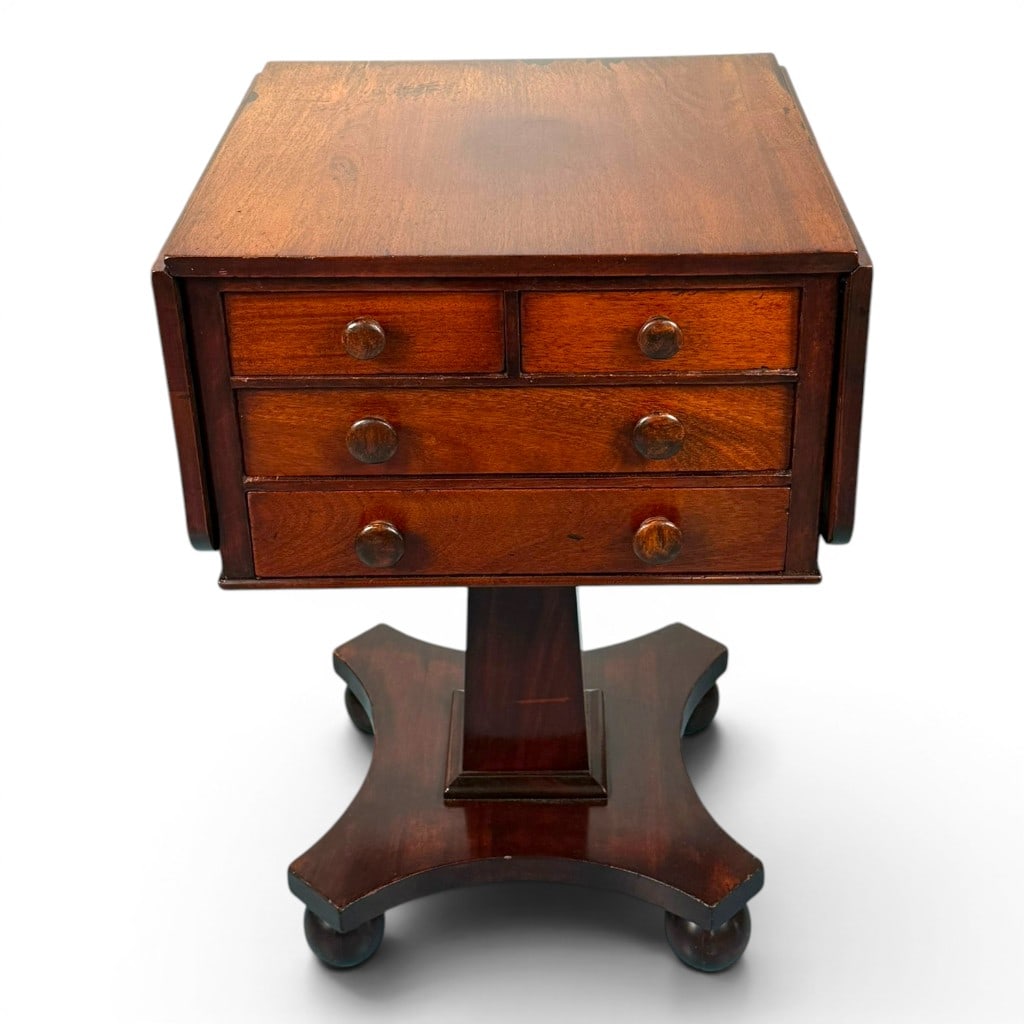 American Classical Mahogany Work Table - 2