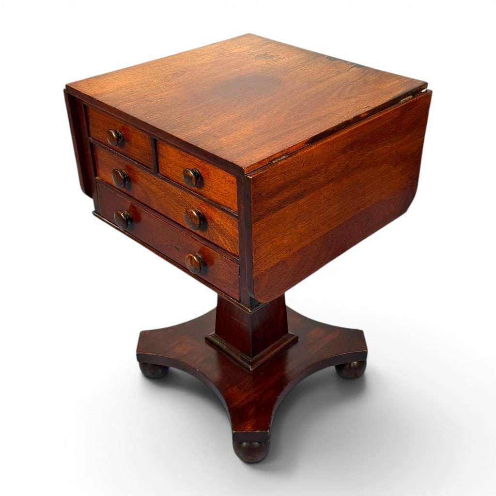 American Classical Mahogany Work Table - 3