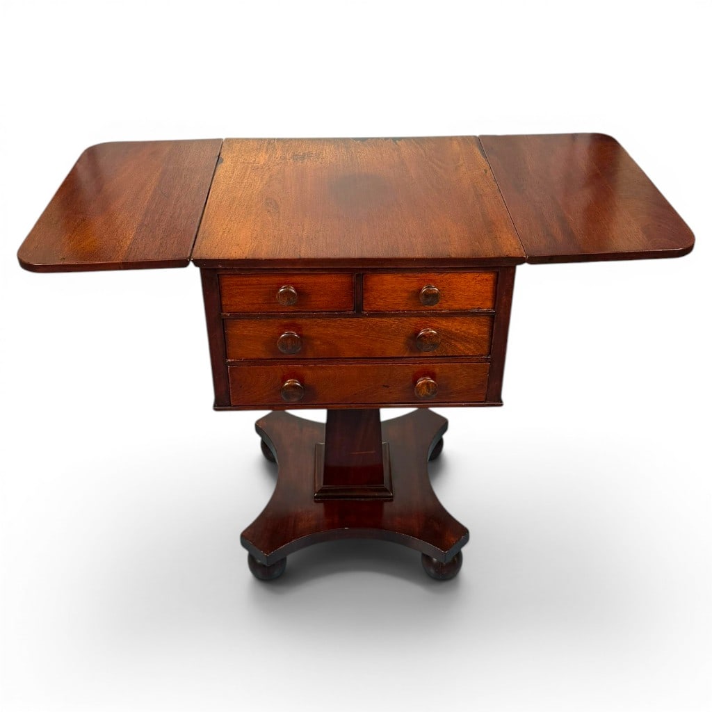 American Classical Mahogany Work Table - 4