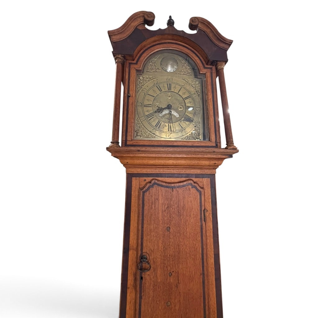 Thompson Chester Brass Dial Longcase Clock - 3