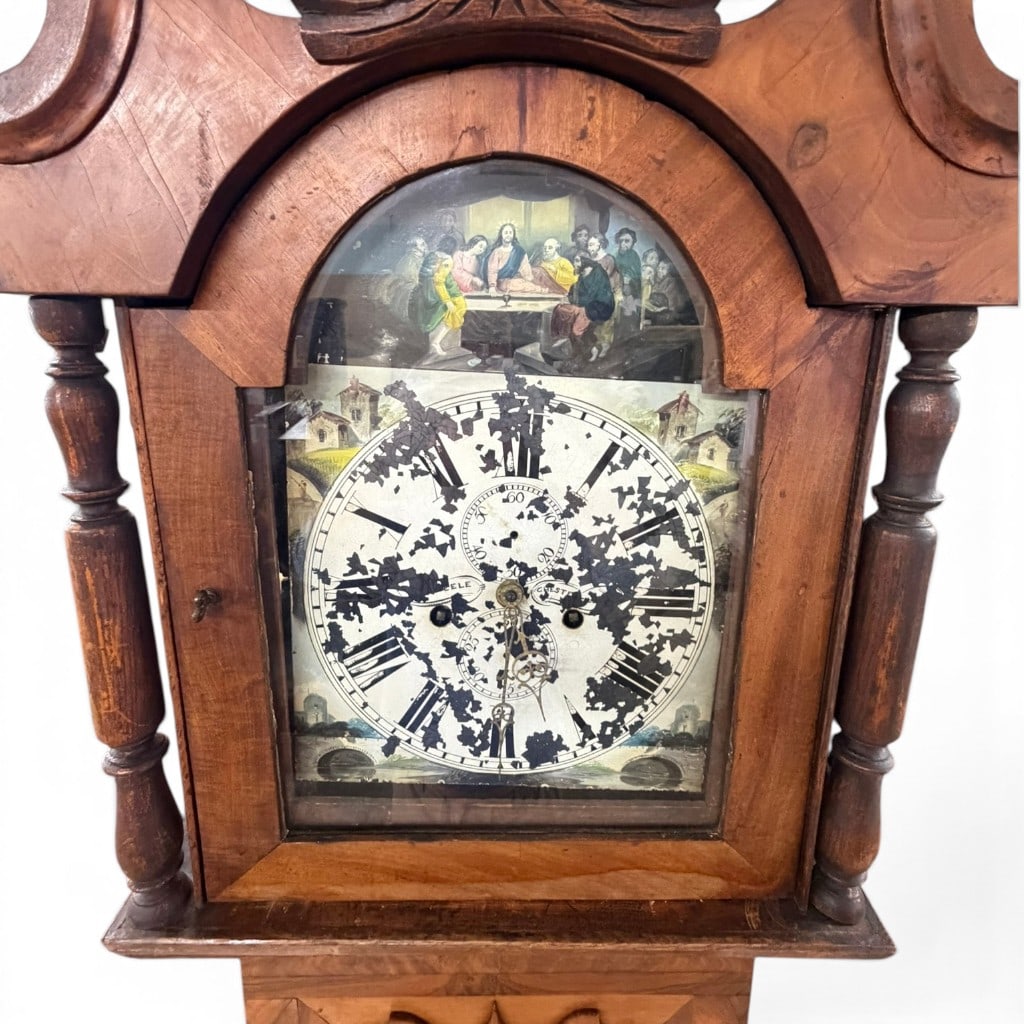 English Last Supper Longcase Clock - 2
