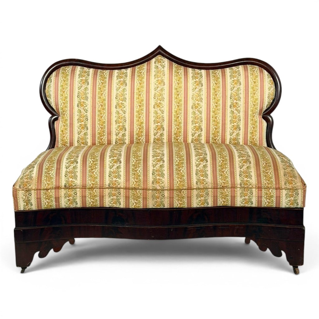 Late Classical Mahogany Settee (1 of 5)