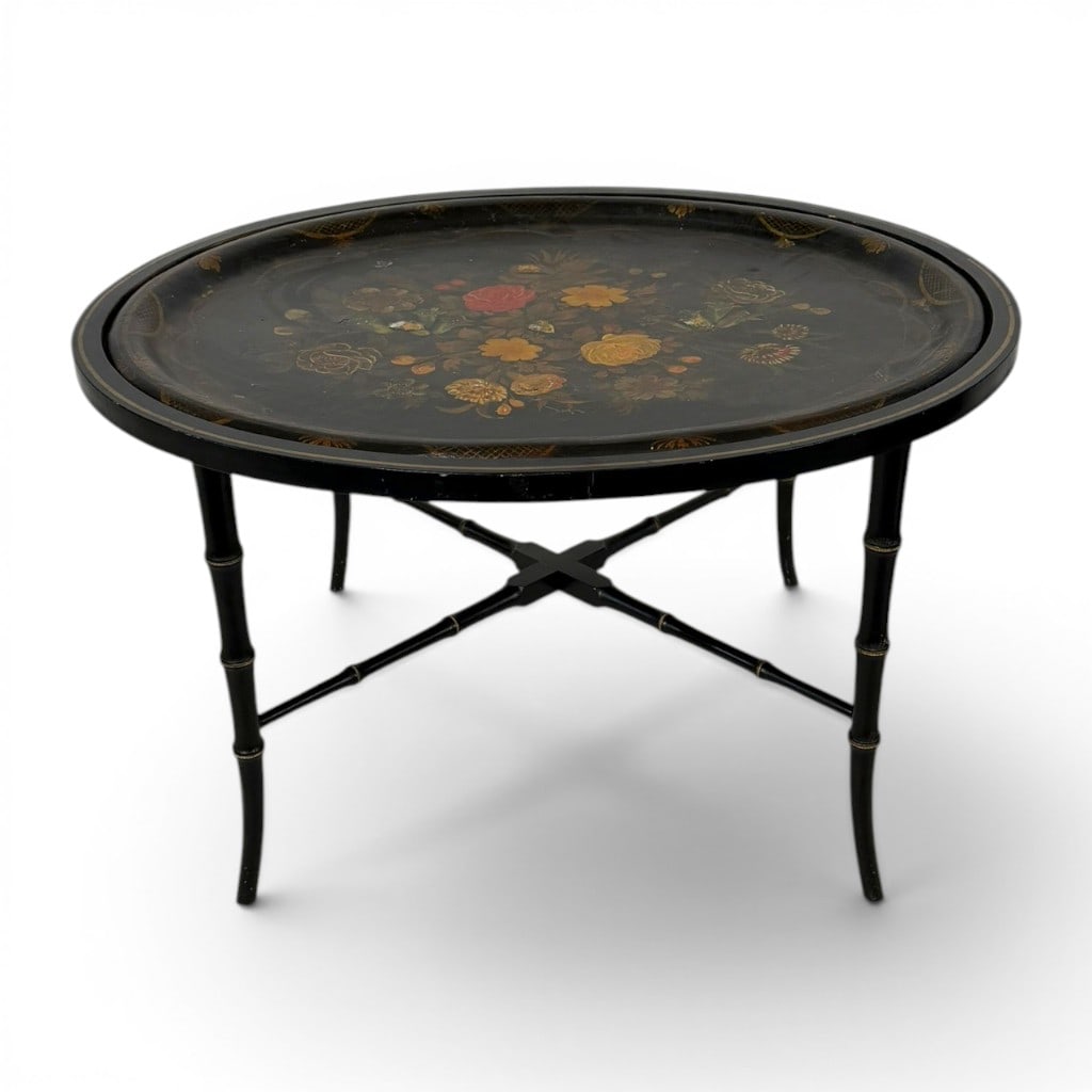 Victorian Papier-Mache Tray Table (1 of 8)