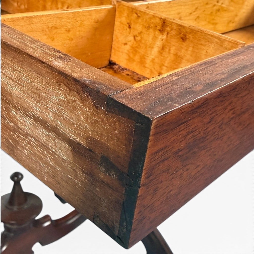 Renaissance Revival Walnut Sewing Table - 10