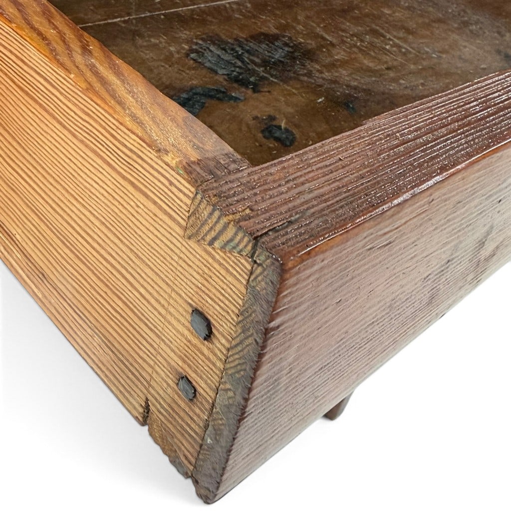 American Country Pine Peg-Joined Work Table - 7