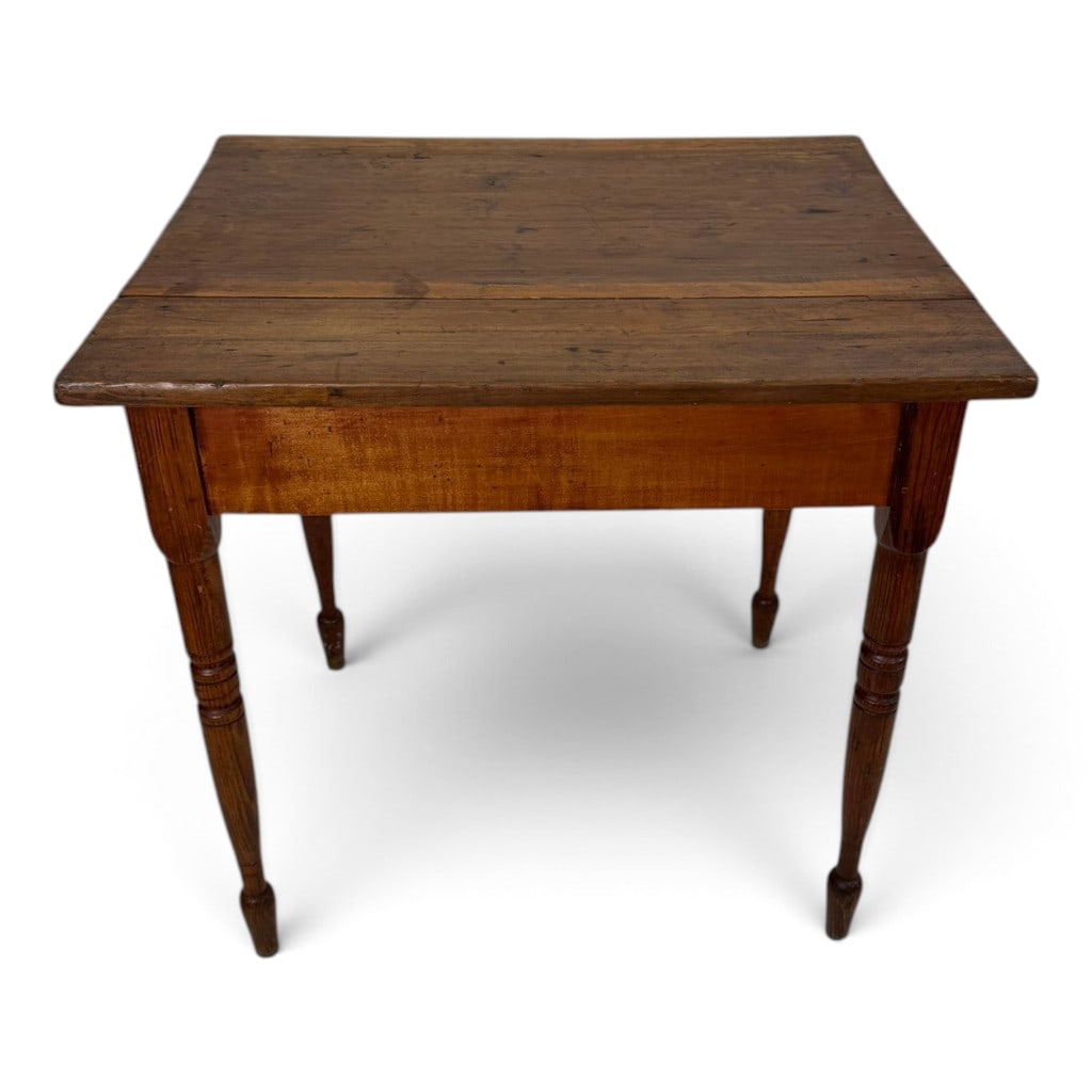 Southern Country Mixed-Wood Stand Table with Georgia Inscription/Provenance (1 of 6)