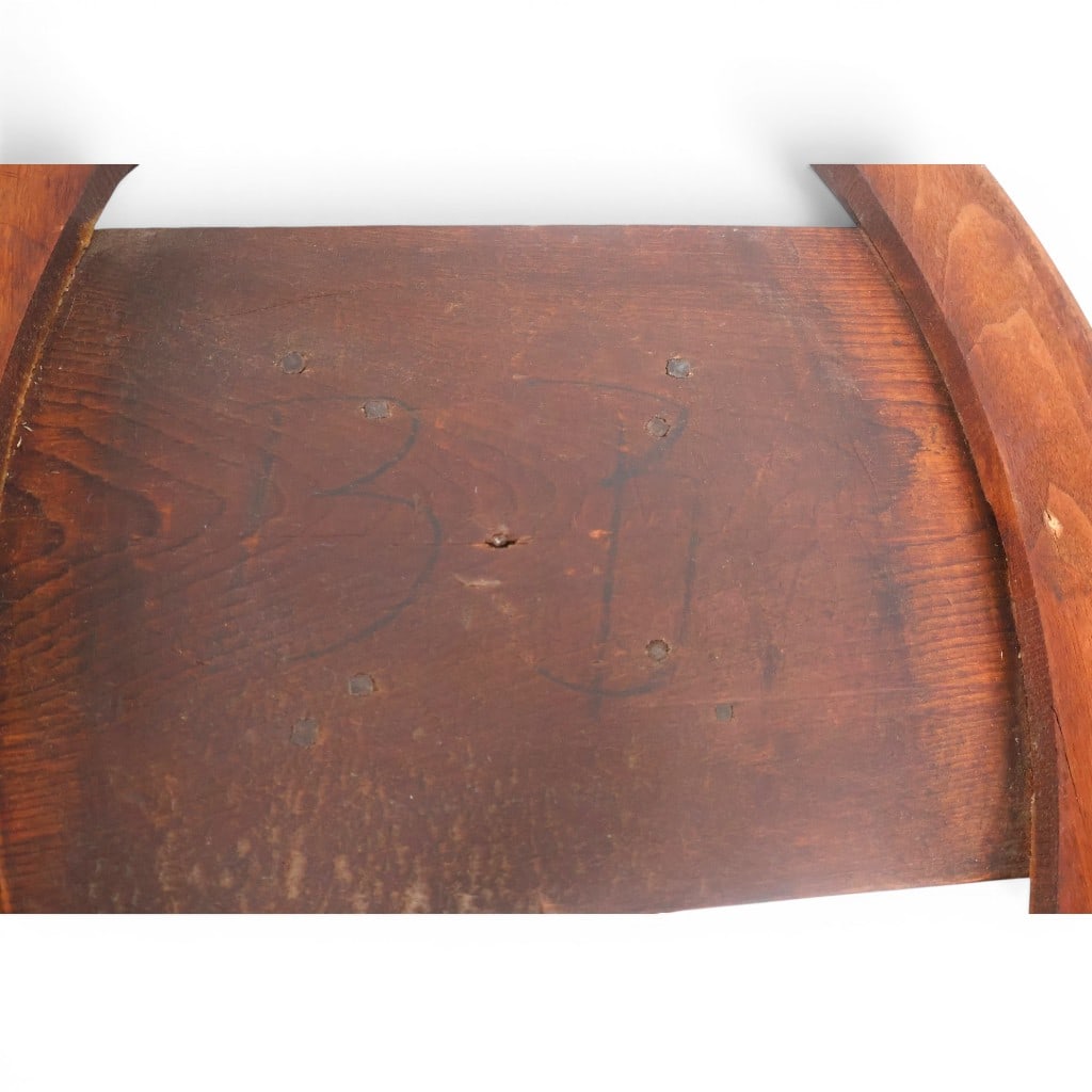 Victorian Marble-Top Walnut Side Table - 6