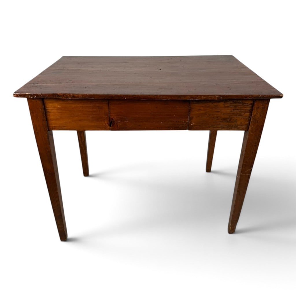 Country Pine One-Drawer Work Table (1 of 5)