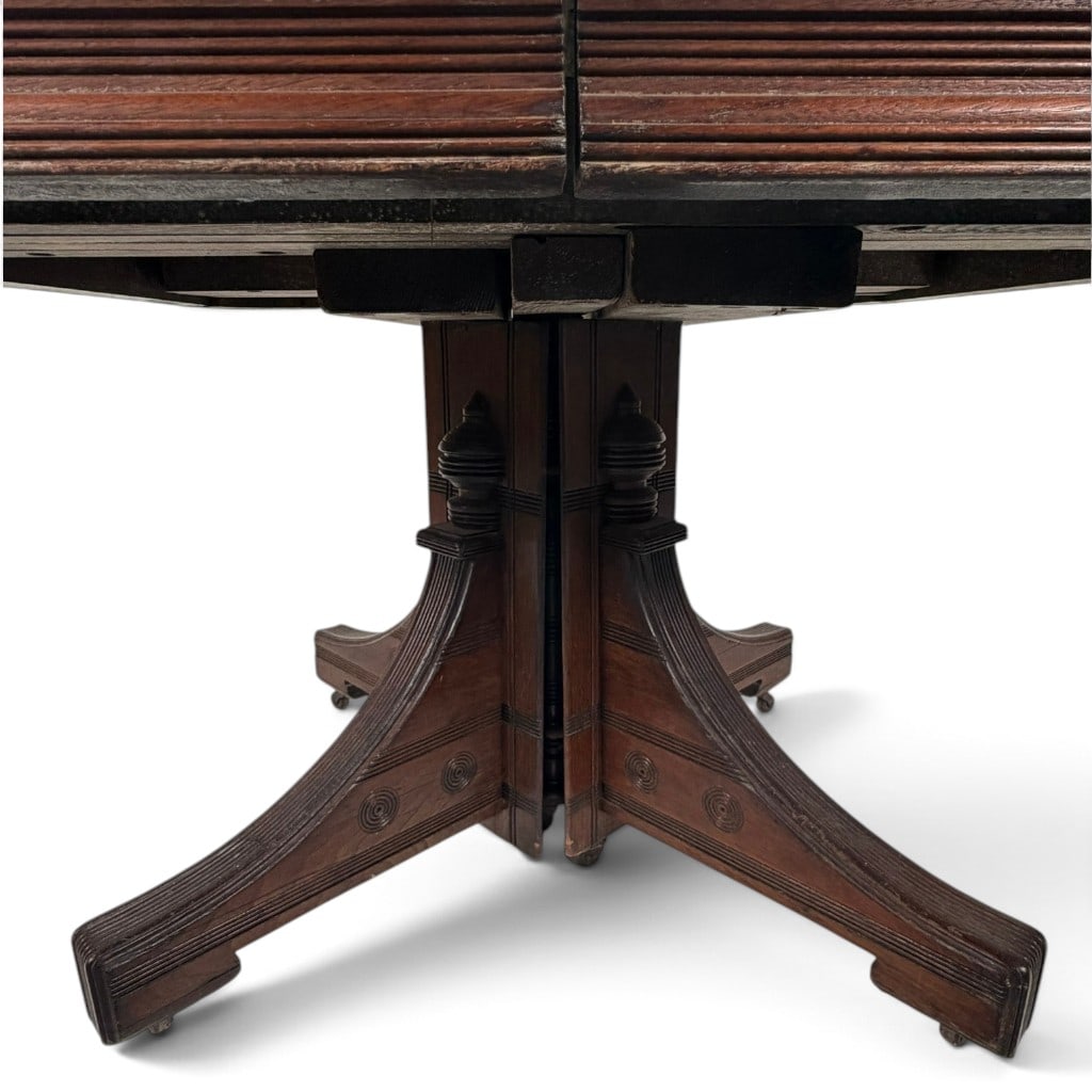 Eastlake Walnut Extension Dining Table - 2