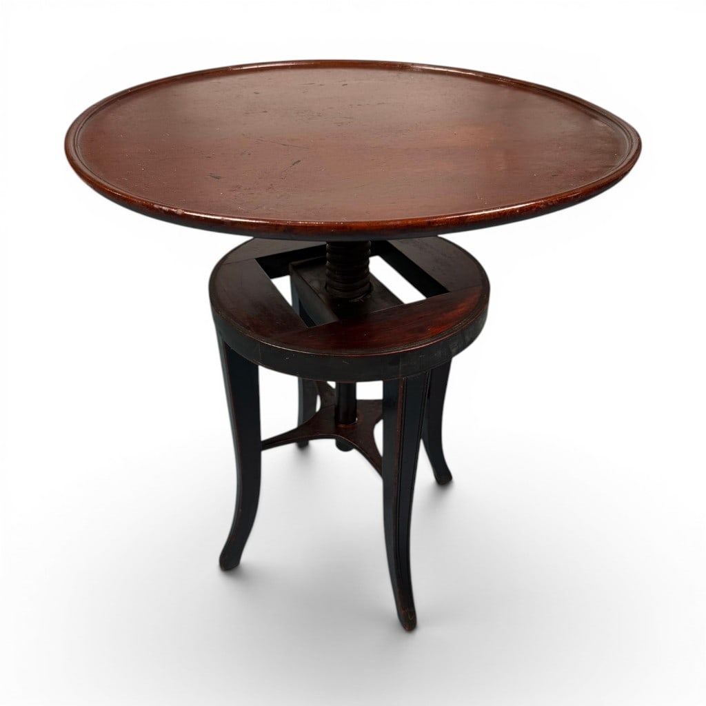 Adjustable Mahogany Library Table - 2
