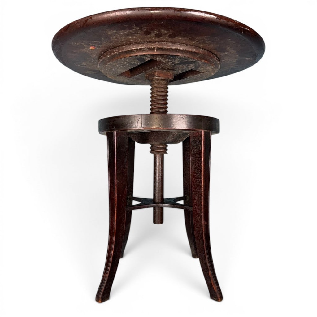 Adjustable Mahogany Library Table - 3