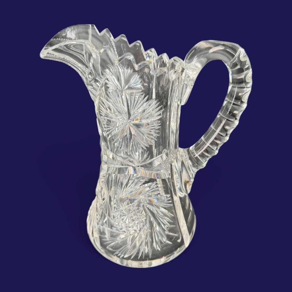 American Brilliant Period Pinwheel Pitcher (1 of 5)