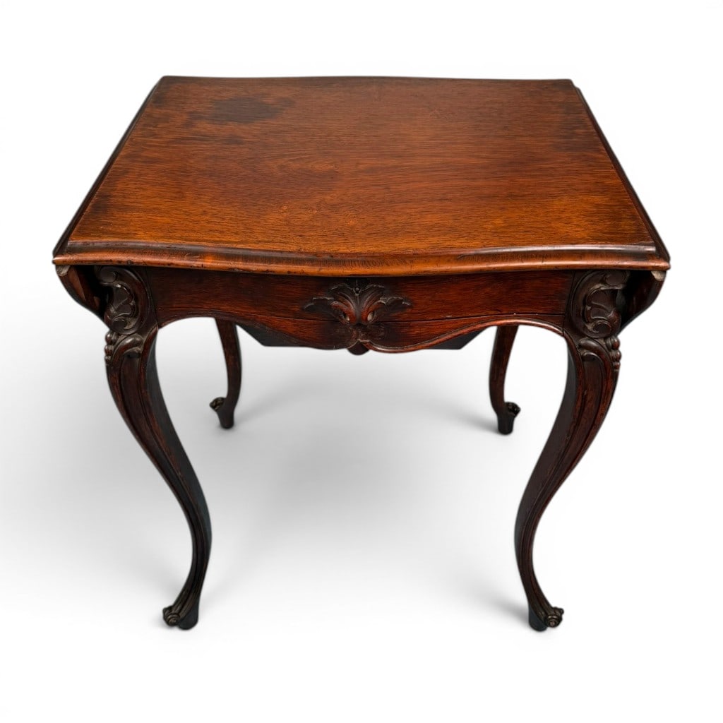 Rococo Revival Rosewood Work Table - 4