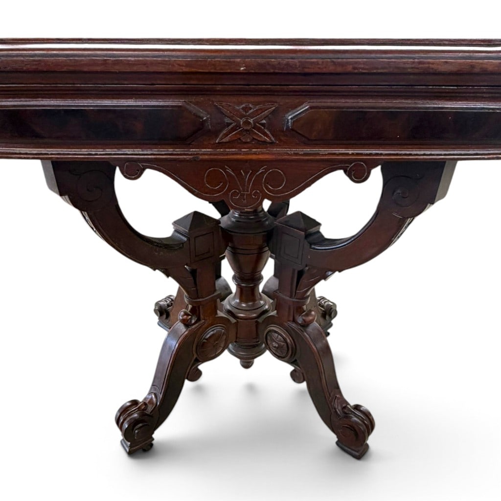 Renaissance Revival Marble-Top Table - 6