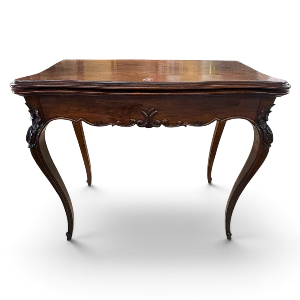 English Victorian Rosewood Games Table (1 of 10)