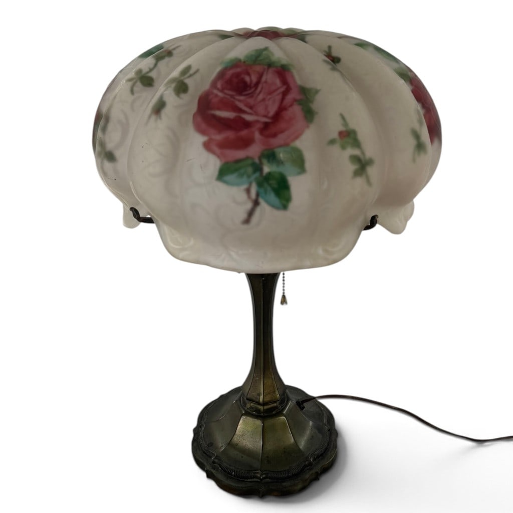 Pairpoint C3063 Rose Puffy Table Lamp - 2