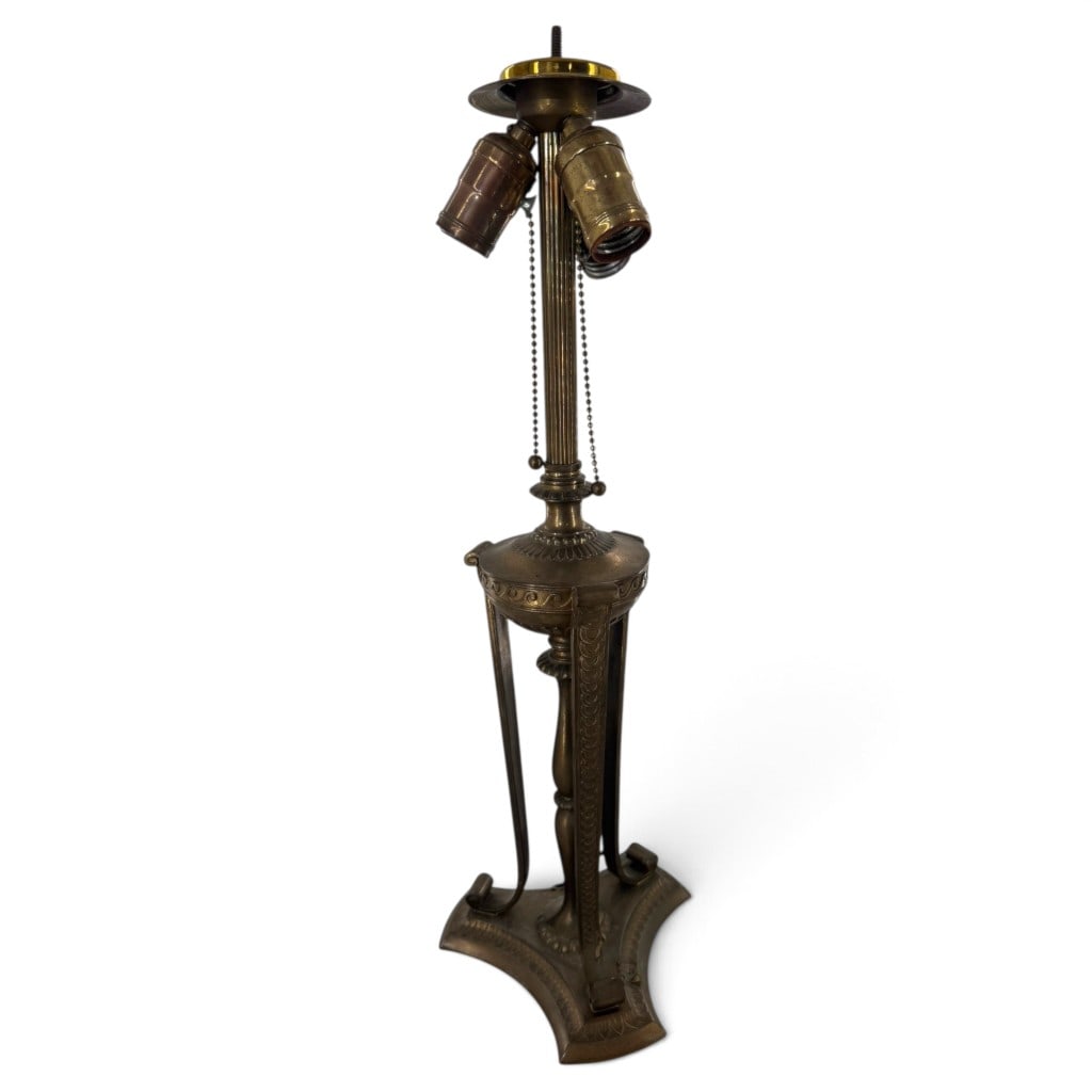 Pairpoint Jungle Bird Reverse-Painted Lamp - 6