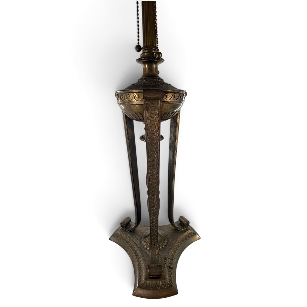 Pairpoint Jungle Bird Reverse-Painted Lamp - 7