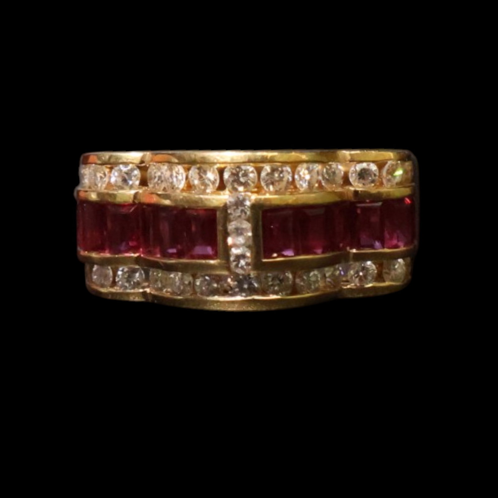 18K Ruby and Diamond Ring - 2