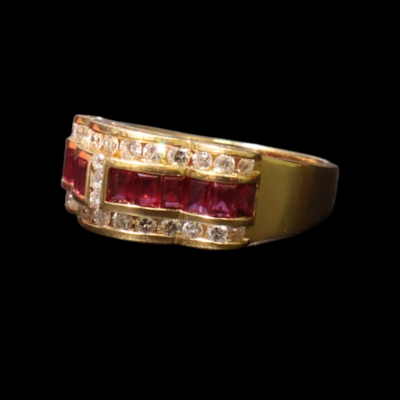 18K Ruby and Diamond Ring - 4