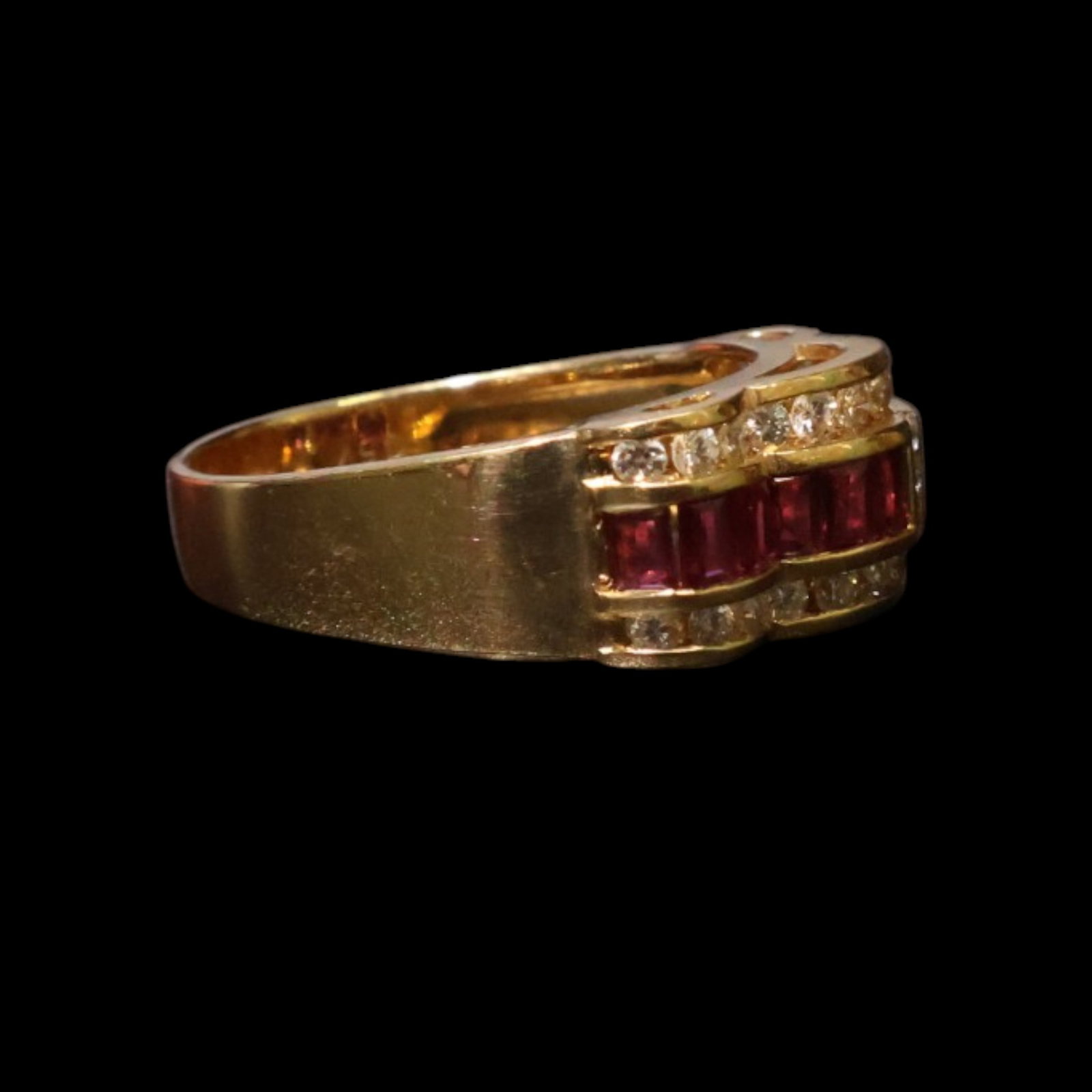 18K Ruby and Diamond Ring - 6