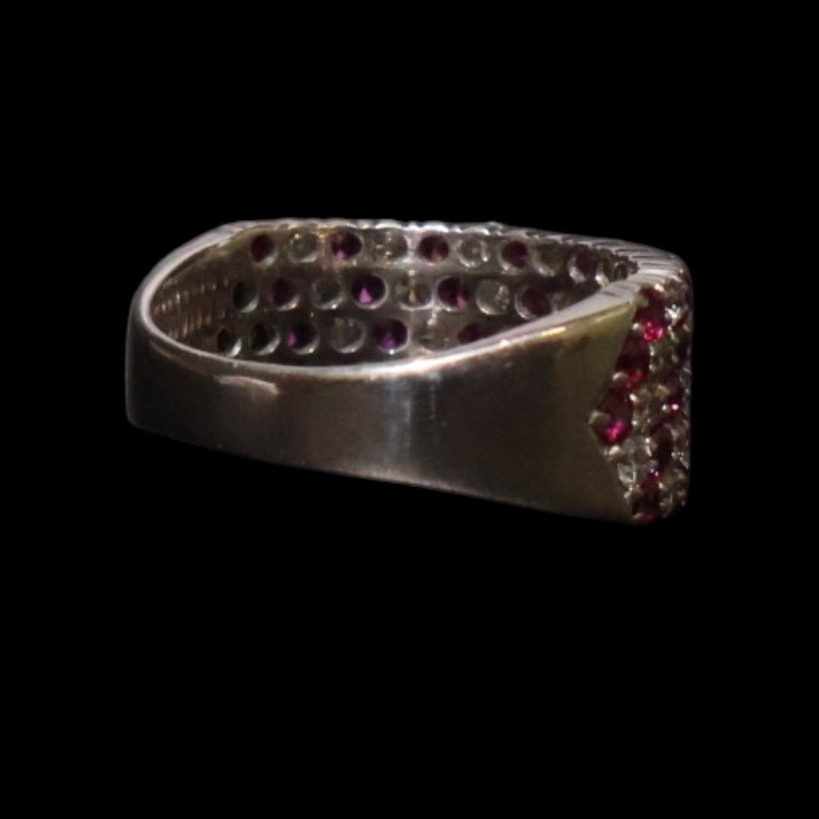 Platinum Ruby and Diamond Ring - 4