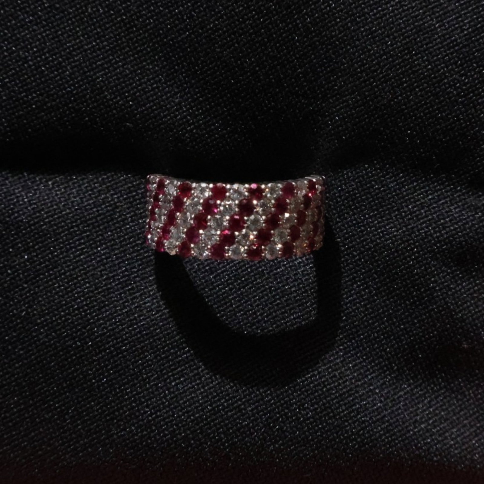 Platinum Ruby and Diamond Ring - 5
