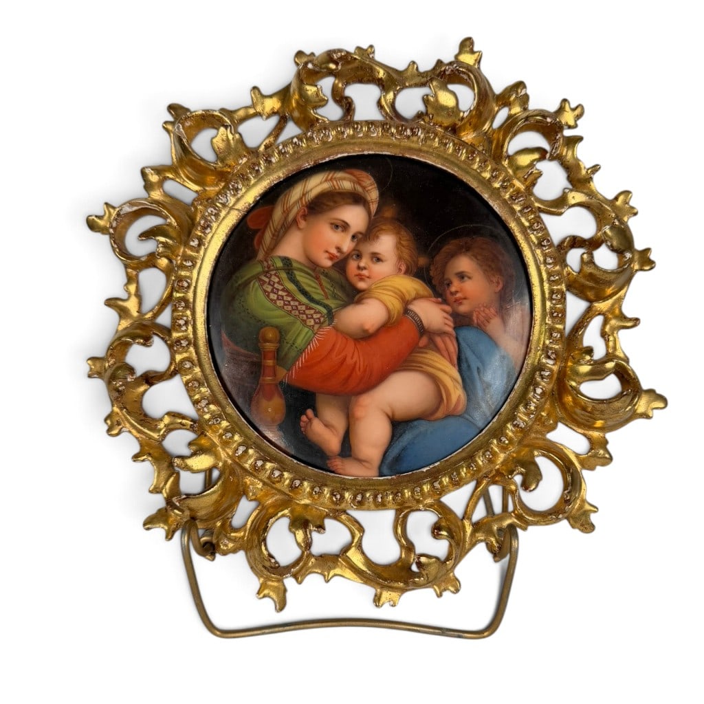Italian Madonna della Seggiola Plaque (1 of 4)