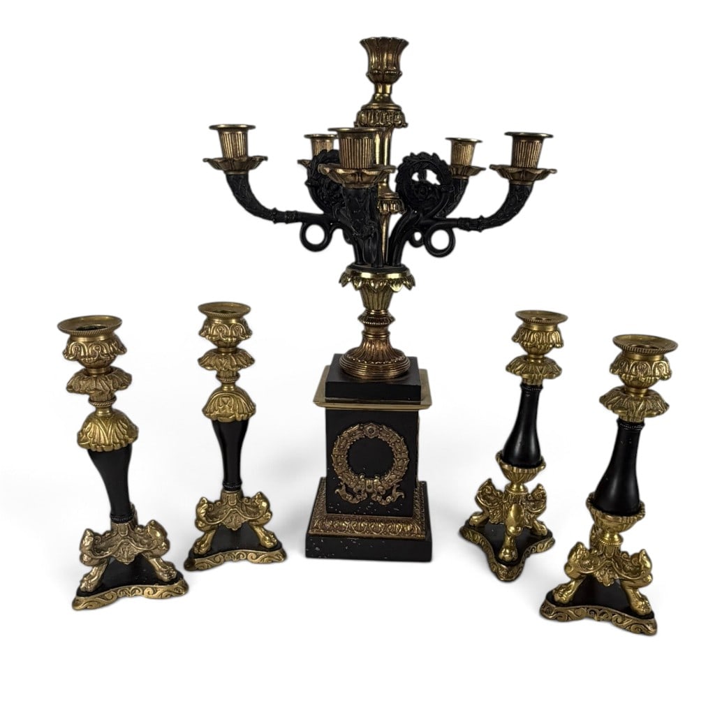 French Empire-Style Five-Piece Garniture (1 of 3)