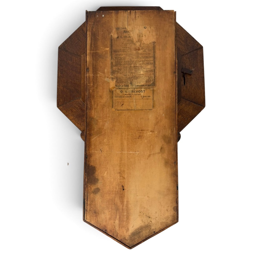 William L. Gilbert Oak Calendar Clock - 5