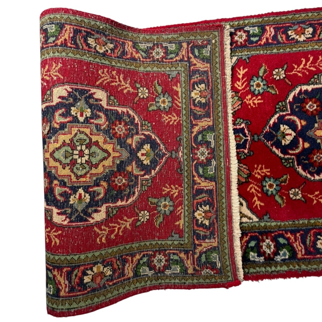 Persian Tabriz Wool Runner, 16 Ft. - 3